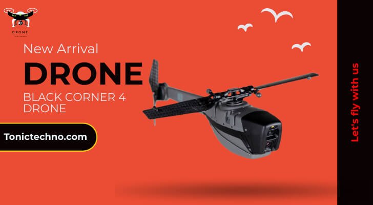 black corner 4 drone